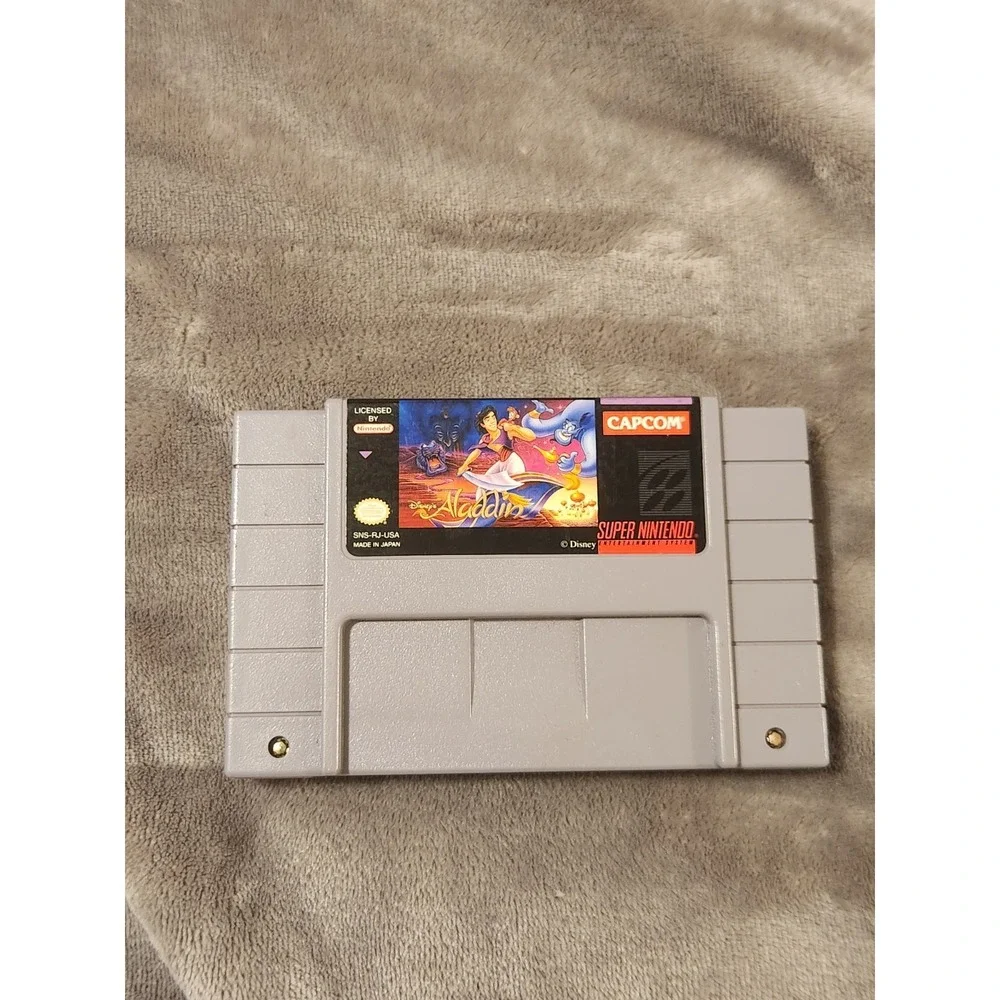 Aladdin SNES Manual + Game Super Nintendo Entertainment System